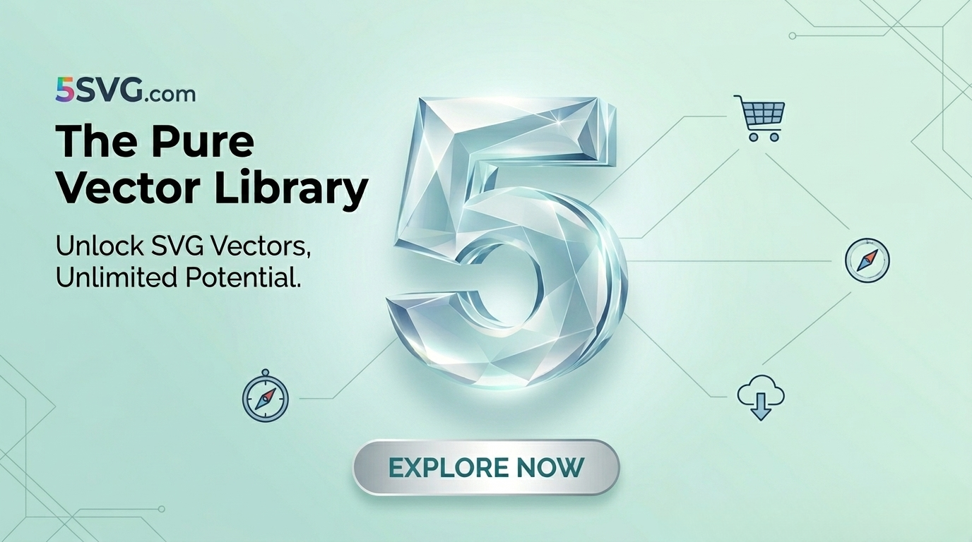 5SVG — diseñar y presentar con kits UI e iconos de apps