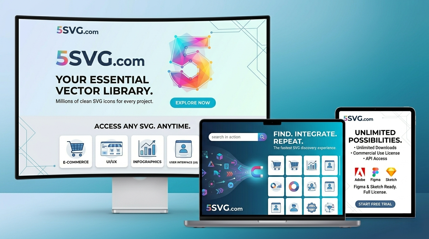 5SVG — Archivos SVG, logos e iconos gratis